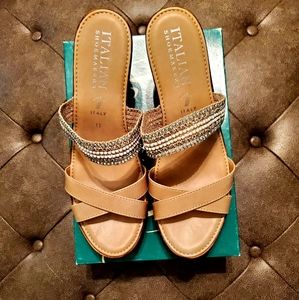 Sexy Tan Wedges